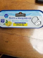 Mackerel fillets with olives and lemon