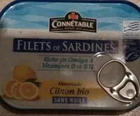 Zuckermenge drin Filets de sardines citron