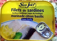 Sucre et nutriments contenus dans Sea joly