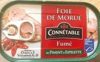 Jumlah gula yang masuk Foie de morue fumé