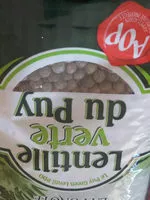 Quantité de sucre dans Lentille Verte Du Puy