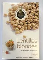 Sokerin määrä sisällä Lentilles Blondes