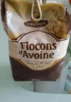 Sokerin määrä sisällä Flocons d'avoine