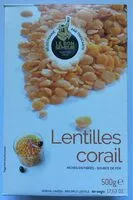 Sokerin määrä sisällä Lentilles Corail