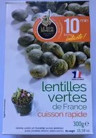 Sokerin määrä sisällä Lentilles Vertes de France précuites 10min