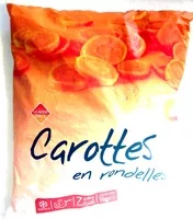 Amount of sugar in Carottes en rondelles surgelées