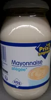 Suhkru kogus sees Mayonnaise allégée