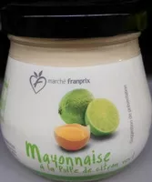 含糖量 Mayonnaise à la Pulpe de Citron Vert