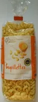 入っている砂糖の量 Coquillettes, Pâtes d'Alsace aux œufs frais