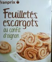 Suhkru kogus sees Feuilletés escargots au confit d oignon