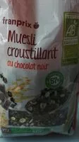 Zuckermenge drin Muesli croustillant chocolat noir bio