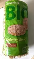 Jumlah gula yang masuk Galettes de Riz Complet