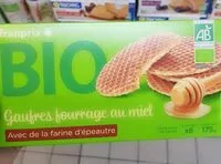 İçindeki şeker miktarı gaufres fourrees miel bio