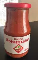 Suhkru kogus sees Sauce bolognaise