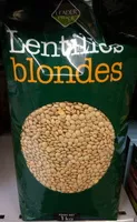 入っている砂糖の量 Lentilles blondes