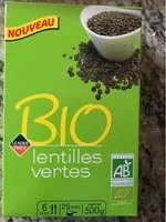 Количество сахара в Lentilles Vertes Bio