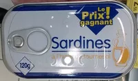 Suhkru kogus sees Sardines à l'huile de tournesol