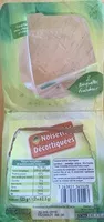 入っている砂糖の量 Noisettes décortiquées