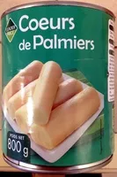 Cantidad de azúcar en Coeurs de palmier