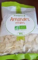 İçindeki şeker miktarı Amandes effilées