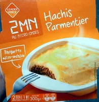 Cantidad de azúcar en Hachis parmentier