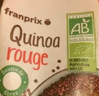 Suhkru kogus sees Quinoa rouge