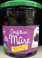 चीनी की मात्रा Confiture de mûre