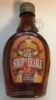 Quantité de sucre dans Sirop d'Erable 100% pur