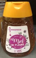 Sokerin määrä sisällä Miel de fleurs