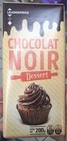 चीनी की मात्रा Chocolat noir dessert
