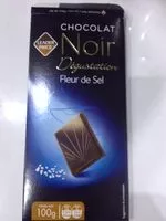 Sokerin määrä sisällä Chocolat noir dégustation fleur de sel