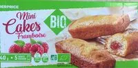 Sugar and nutrients in Mini cake framboise bio