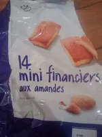 含糖量 14 mini financiers aux amandes pur beurre