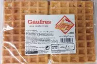 Quantité de sucre dans Gaufres aux oeufs frais