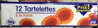 Suhkru kogus sees 12 Tartelettes à la fraise