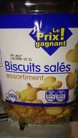 Suhkru kogus sees Biscuits salés assortiment