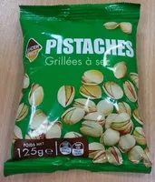 Quantité de sucre dans Pistaches grillées à sec