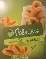 Quantité de sucre dans Palmiers saveur Olives noires