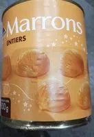 Jumlah gula yang masuk Marrons entiers