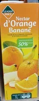 चीनी की मात्रा Nectar d'Orange Banane