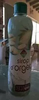 入っている砂糖の量 Sirop d'orgeat