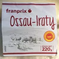 चीनी की मात्रा Ossau-Iraty