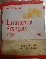 Количество сахара в Emmental français râpé