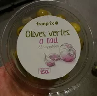入っている砂糖の量 Olives vertes à l'ail dénoyautées