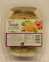 Sokerin määrä sisällä taboule oriental