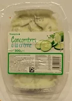 Zuckermenge drin Concombres au fromage blanc