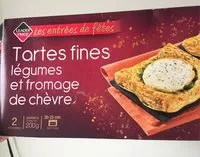 Zuckermenge drin Tartes fines legumes et fromage de chevre