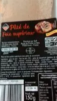 Amount of sugar in Pâté de foie de porc supérieur