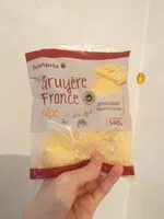 入っている砂糖の量 Gruyère france râpé