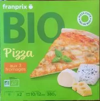 入っている砂糖の量 Pizza aux 3 Fromages Bio 